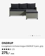 Lounge, Tuin en Terras, Tuinsets en Loungesets, Ophalen, Kunststof, 3 zitplaatsen, Zo goed als nieuw