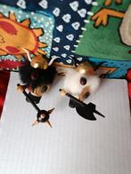 paar Vikingfiguren - hout - vintage, Ophalen, Zo goed als nieuw, Mens