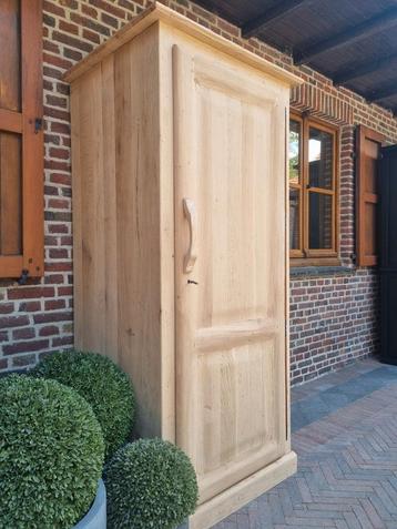 Eiken kast met wijnkoeler  beschikbaar voor biedingen