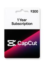 CapCut 1 jaar Abonnement Gift Card, Drie personen of meer, Overige typen