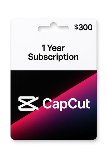 CapCut 1 jaar Abonnement Gift Card beschikbaar voor biedingen