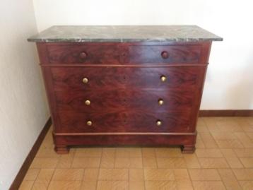 commode en cerisier, 25 à 50 cm, 5 tiroirs ou plus, Enlèvement, Utilisé