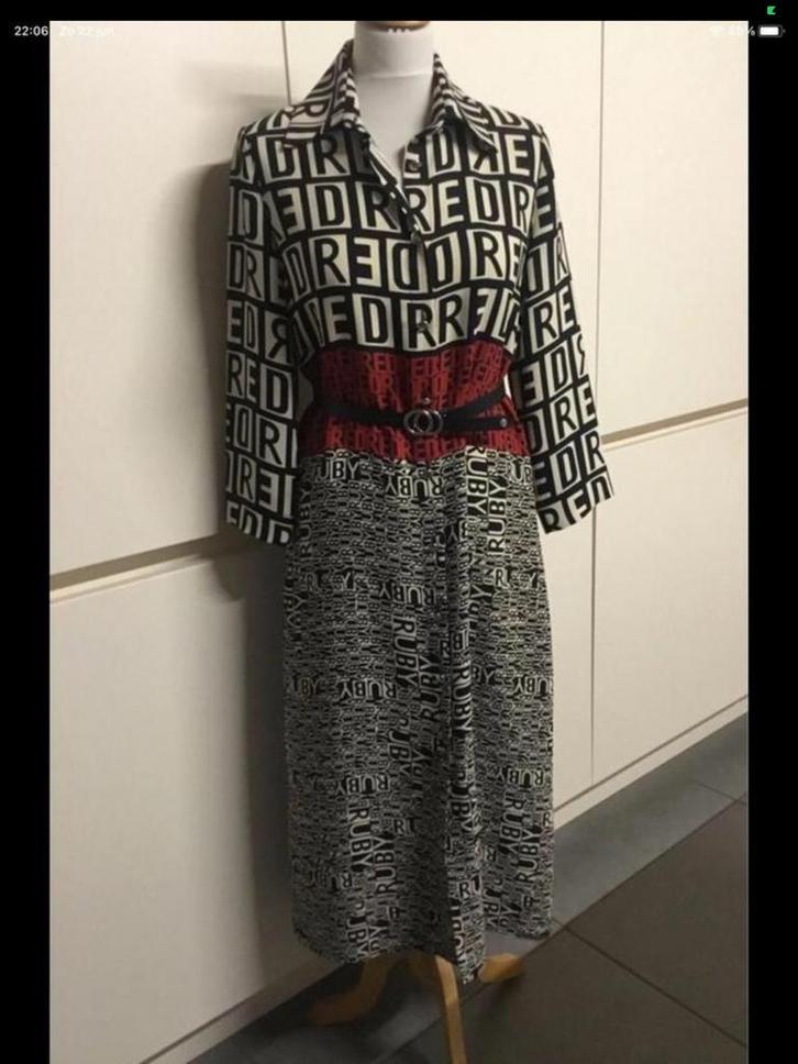 Caroline Biss lange jurk maat 34, Kleding | Dames, Jurken, Zo goed als nieuw, Maat 34 (XS) of kleiner, Overige kleuren, Onder de knie