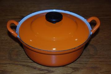 Le Creuset n20 gietijzeren oranje braadpan Zeer goede staat! beschikbaar voor biedingen