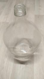 Grote glazen fles, Ophalen
