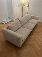 Canape beige 3 places, Tissus, 250 à 300 cm, Banc droit, Comme neuf