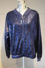 Dames jasje / vest  - glitter / pailletten - Mt 46 - Zeeman, Kleding | Dames, Blauw, Zeeman, Maat 46/48 (XL) of groter, Ophalen of Verzenden