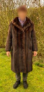 Natuurlijke bontjas, Kleding | Dames, Ophalen, Zo goed als nieuw, Maat 38/40 (M), Bruin
