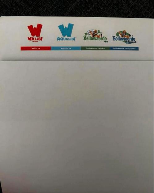 4 tickets Walibi of Bellewaerde, Tickets en Kaartjes, Recreatie | Pretparken en Attractieparken, Drie personen of meer, Ticket of Toegangskaart