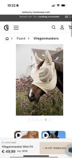 Kentucky slim fit flymask - COB, Dieren en Toebehoren, Ophalen of Verzenden, Zo goed als nieuw, Overige soorten