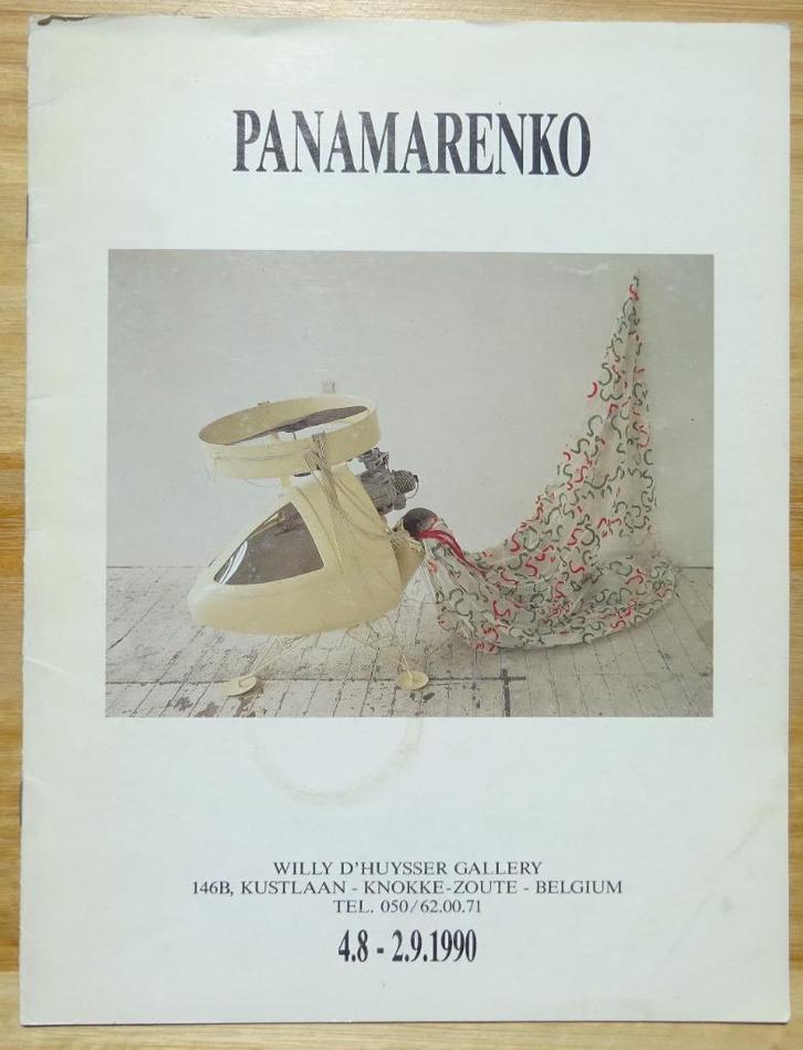 Panamarenko 1990 Willy d'Huysser Gallery Knokke, Boeken, Kunst en Cultuur | Beeldend, Gelezen, Beeldhouwkunst, Ophalen of Verzenden