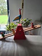 Zoldervonds vintage Jaren 60 houten speelgoed , een kwikkwak, Antiek en Kunst, Antiek | Speelgoed, Ophalen