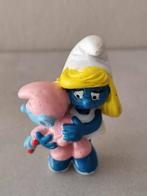 smurfin met baby, Ophalen of Verzenden, Zo goed als nieuw, Smurfin, Poppetje, Figuurtje of Knuffel