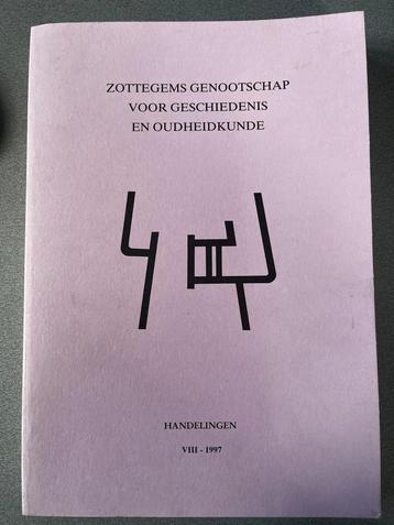 Handelingen 8 van het Zottegems Genootschap 1997 disponible aux enchères