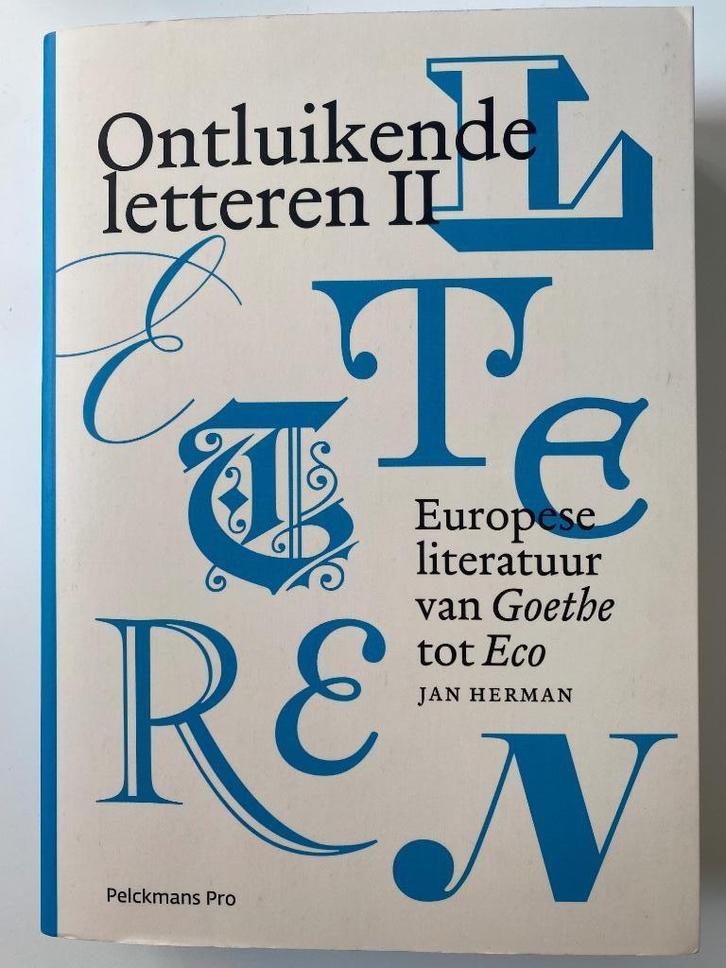 Ontluikende letteren II Europese literatuur - Jan Herman, Boeken, Studieboeken en Cursussen, Zo goed als nieuw, Hoger Onderwijs