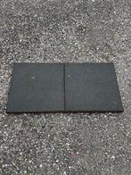 Rubberen tegels ca 50x50x5 speeltoestel stal ed ruim 15m2