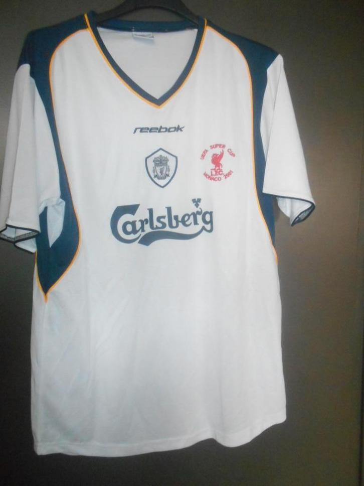 Voetbalshirt Liverpool FC nav UEFA SUPER CUP 2001, Verzamelen, Sportartikelen en Voetbal, Zo goed als nieuw, Shirt, Verzenden