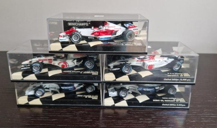 Formule 1 collectie en Le Mans Collectie, Hobby en Vrije tijd, Modelauto's | 1:43, Nieuw, MiniChamps, Ophalen of Verzenden
