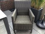 4 tuinstoelen met 8 all weather kussens, Ophalen, Zo goed als nieuw