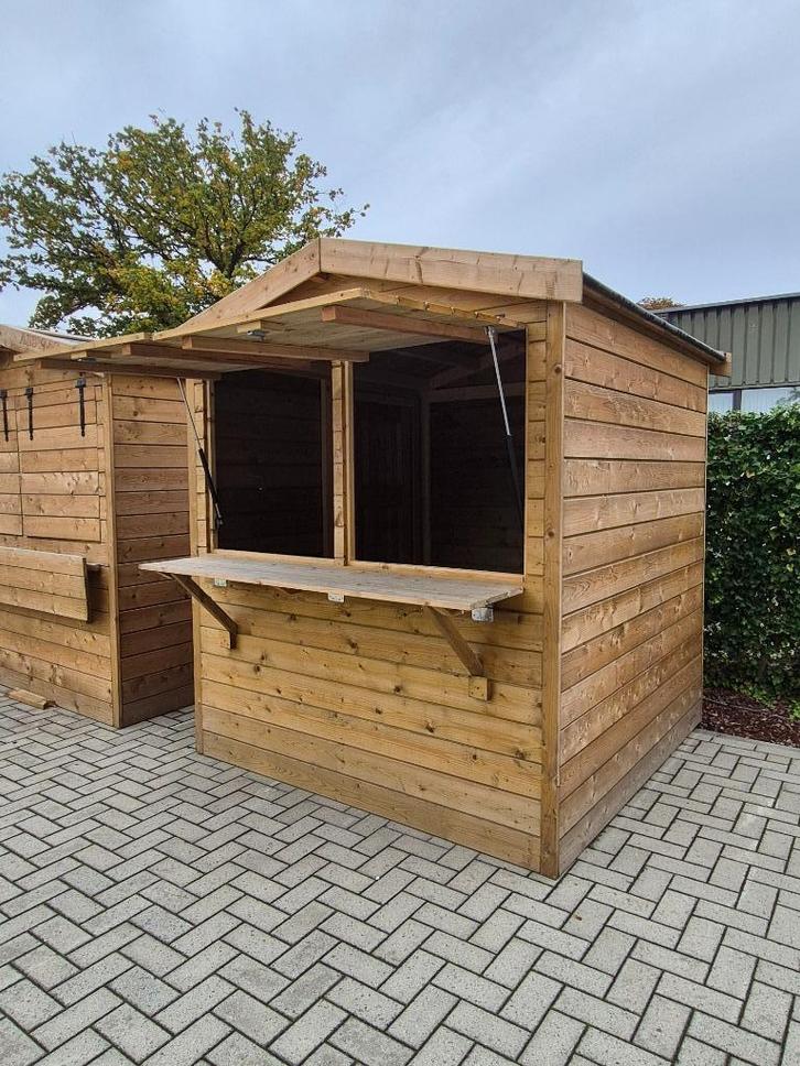 3 vurenhouten kerstkramen in zeer goede kwaliteit!, Diversen, Kerst, Nieuw, Ophalen