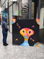 XXL orgineel schilderij hannes Dhaese, Antiek en Kunst, Ophalen