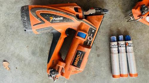 Paslode iM90Ci | Pistolet à ongles/Gaz | Dernière pièce, Bricolage & Construction, Outillage | Outillage à main, Utilisé, Enlèvement ou Envoi