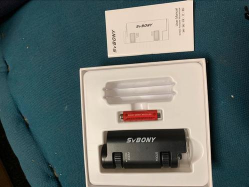 Svbony SV603 Microscope Portable avec Lumière LED, Audio, Tv en Foto, Optische apparatuur | Microscopen, Nieuw
