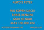 Aankoop Dacia, Auto's, Dacia, Te koop, Bedrijf