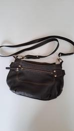 Longchamps handtas donkerbruin leder, Ophalen, Gebruikt, Bruin, Handtas