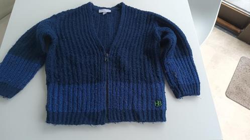Gebreid vestje, donkerblauw - Maat 98, Kinderen en Baby's, Kinderkleding | Maat 98, Gebruikt, Meisje, Trui of Vest, Ophalen of Verzenden