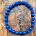 Natuurlijke onbehandelde Lapis lazuli kralen armband, Overige materialen, Nieuw, Met edelsteen, Verzenden