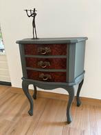 Vintage nachtkastje gerestyled zgan, Huis en Inrichting, Ophalen, Zo goed als nieuw, Hout