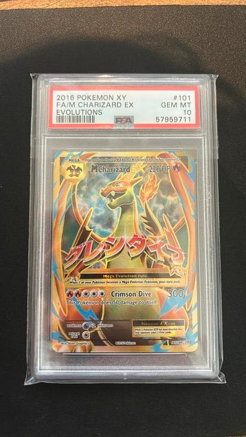 M charizard ex #101 Psa 10, Enlèvement, Comme neuf