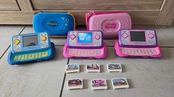 Mobigo Vtech + beschermhoes+games, 3 st afzonderlijk te koop beschikbaar voor biedingen