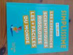 Les expériences scientifiques pour 8-12ans, Enlèvement ou Envoi, Comme neuf