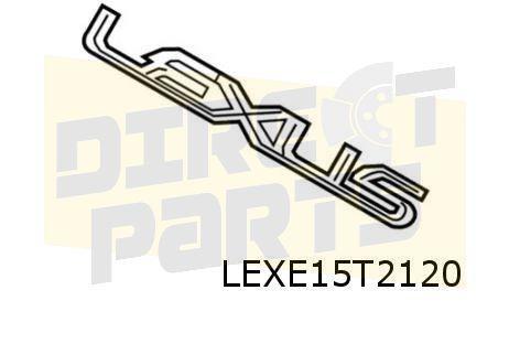 Lexus UX (3/19-) embleem tekst "LEXUS" achterzijde Origineel, Auto-onderdelen, Carrosserie, Lexus, Nieuw, Verzenden