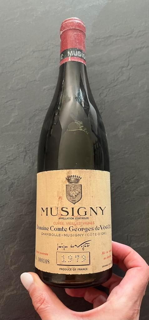 Musigny Grand Cru 1979, Verzamelen, Wijnen, Frankrijk, Ophalen of Verzenden