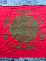 Grand tissu mural de méditation – Sri Yantra / Géométrie, Enlèvement ou Envoi