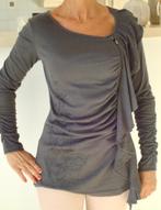 Mooie nieuwe blouse met rits - lange mouwen, Kleding | Dames, Nieuw, Maat 36 (S), Verzenden
