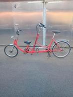 Hjd duo tandemfiets ouder kind in prima staat, Fietsen en Brommers, Fietsen | Tandems, Ophalen, Zo goed als nieuw