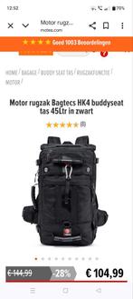 Nieuwe rugzak motor/reistas, Motoren, Ophalen of Verzenden, Zo goed als nieuw