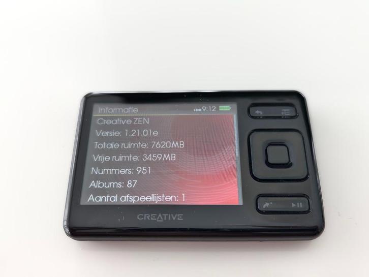 cCreative Zen 16 GB mp3 speler, Audio, Tv en Foto, Mp3-spelers | Overige merken, Gebruikt, Creative, Ophalen of Verzenden