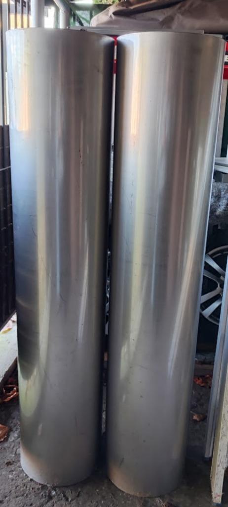 dikke ronde buis rvs inox diameter 31cm, Doe-het-zelf en Bouw, Buizen en Afvoer, Nieuw, Overige typen, Inox, Minder dan 2 meter
