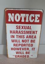 Metalen rusty-old vintage look wandplaat man cave humor, Enlèvement ou Envoi, Neuf