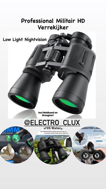 Professional Militair HD Verrekijker / Light Nightvision beschikbaar voor biedingen