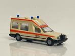 Herpa MB ambulance Malteser Hilfsdienst 1:87, Ophalen of Verzenden, Zo goed als nieuw, Auto, Herpa