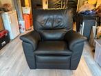 Fauteuil en cuir inclinable à bascule, Ophalen, Gebruikt, 75 tot 100 cm, Leer