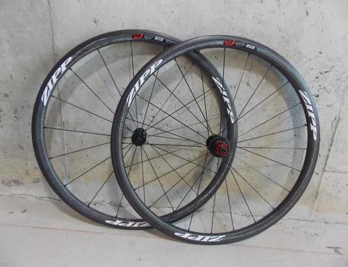 Zipp 202 Firecrest Carbon Clincher Race Wielset Wielen Shima, Fietsen en Brommers, Fietsonderdelen, Zo goed als nieuw, Ophalen of Verzenden