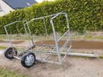 Aanhangwagen huif met werk aan, Auto diversen, Aanhangers en Bagagewagens, Ophalen, Zo goed als nieuw