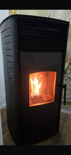 pelletkachel 13kw, Huis en Inrichting, Ophalen, Zo goed als nieuw, Pelletkachel